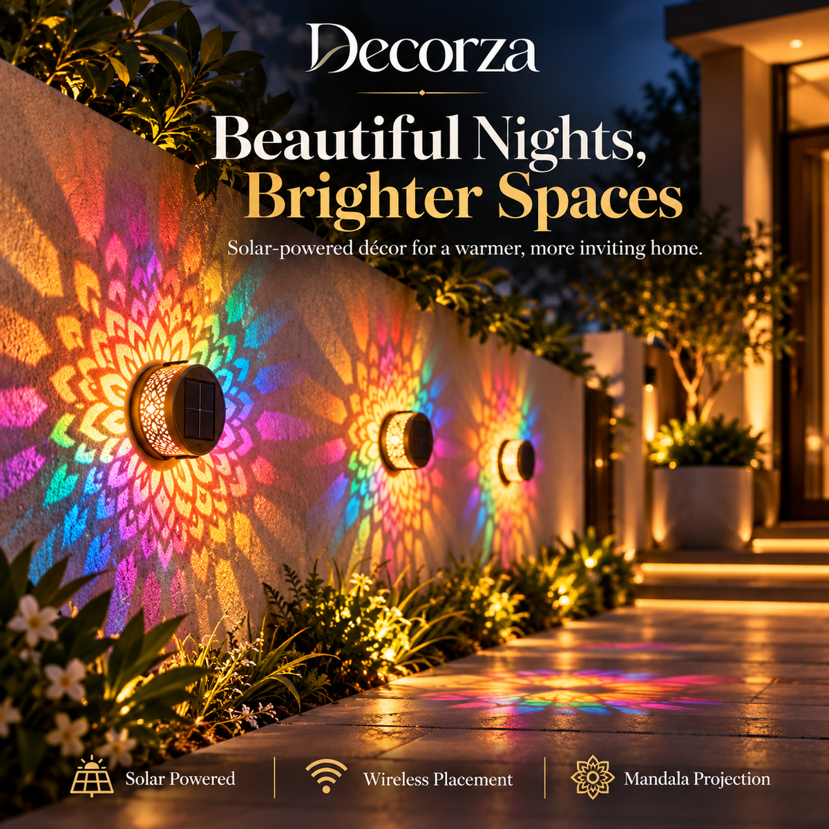 Decorza Aurelia | Solar Mandala Wall Light